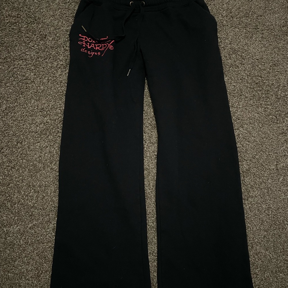 Ed Hardy Black Sweatpants
